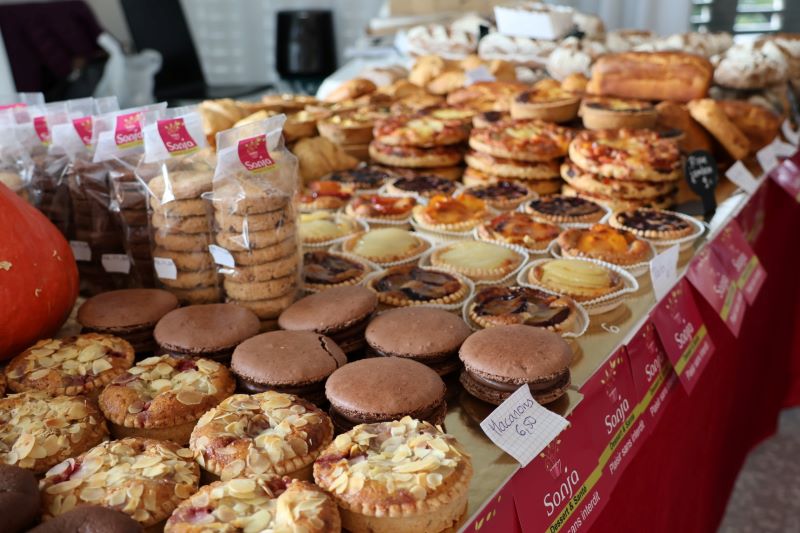 Stands de produits sans gluten