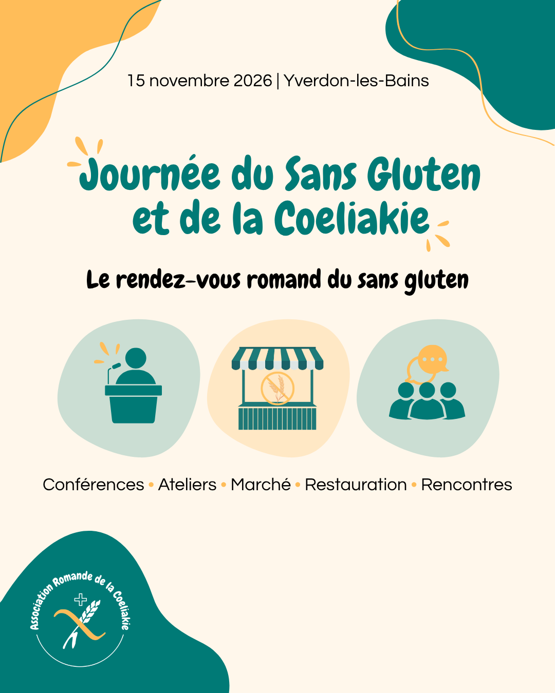 Journée du Sans Gluten et de la Coeliakie 2026 à Yverdon